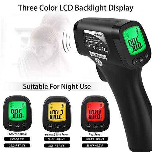 eZthings Heavy Duty Non Contact Medical Screening Forehead Thermometer for Physician Offices and Hospitals for wholesale on Faire2