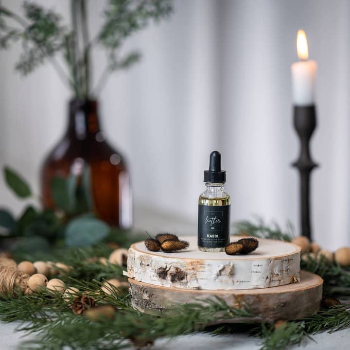 Aceite para barba con cafeína para venta al por mayor de Grounded-Roots