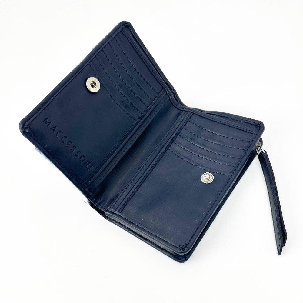 maccessori – Carteira - Mulher por atacado – Bolsa com Fecho Harris Tweed Azul Céu3