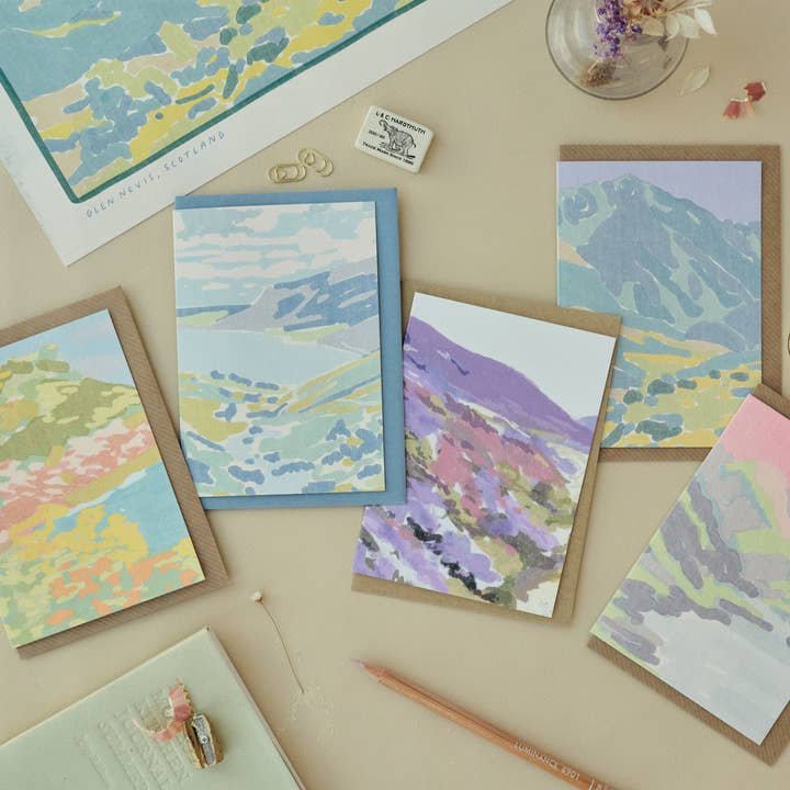 Claire Paul – wholesale Everyday greeting card – Scafell Pike Greetings Card3