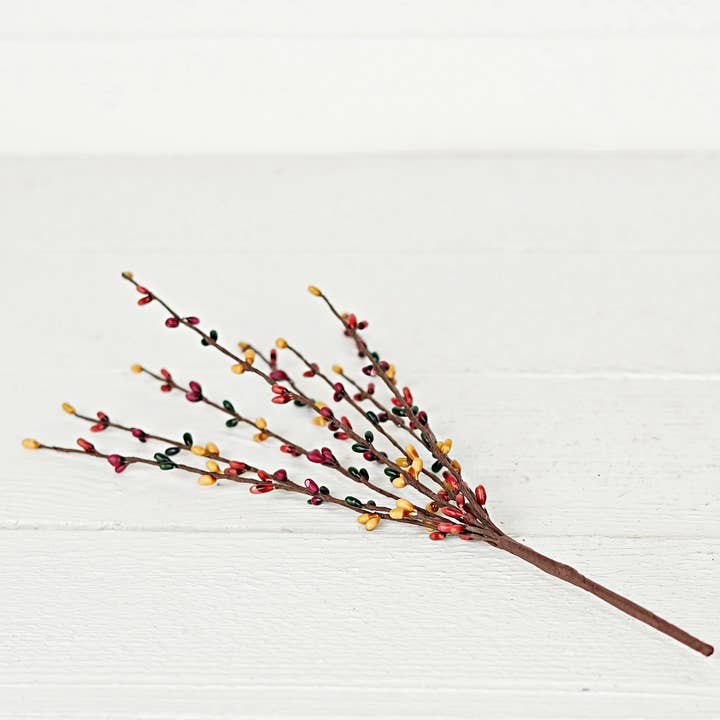 Holiday Depot Inc. - Wholesale Artificial Flowers - ISB13800HAR- 12in Pip Berry Pick-Harvest Mix-1