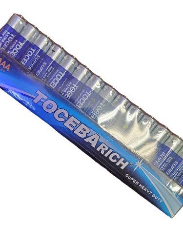 Toceba AAA Batteries 60PCS Pack for wholesale by Mighty Wireless
