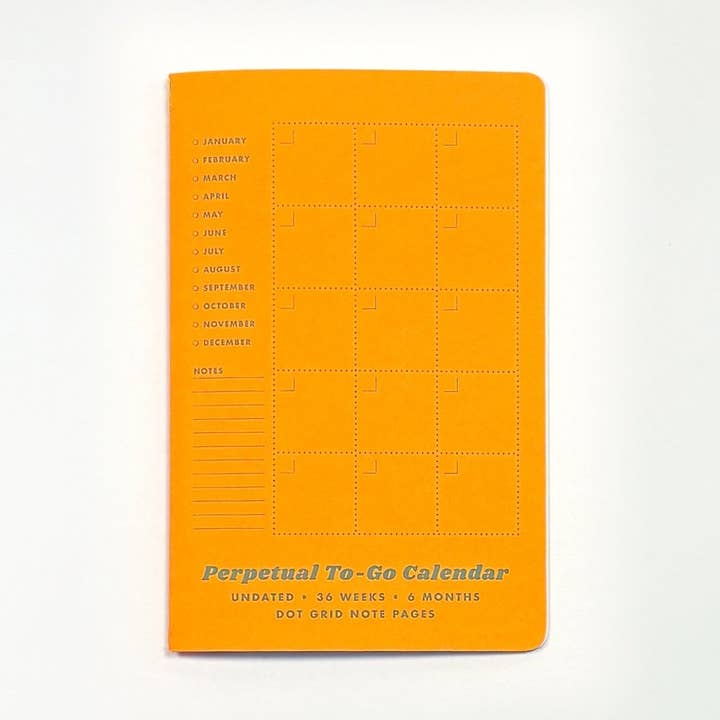 Perpetual To-Go Calendar - Undated for wholesale by Next Chapter Studio