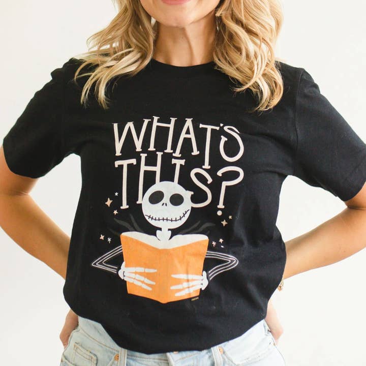 Pippi Post - Wholesale Screen printed t-shirt – Women′s - What's This - Pippi Tee - Black4