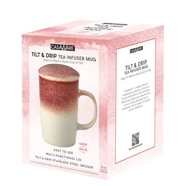 CasaWare - Wholesale Tea Set - 16 oz Tea Infuser Mug CLOUD4