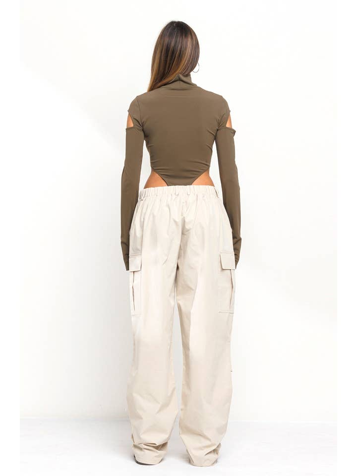 No Vacancy - Wholesale Pants - Women's - New wide legs parachute cargo pants7