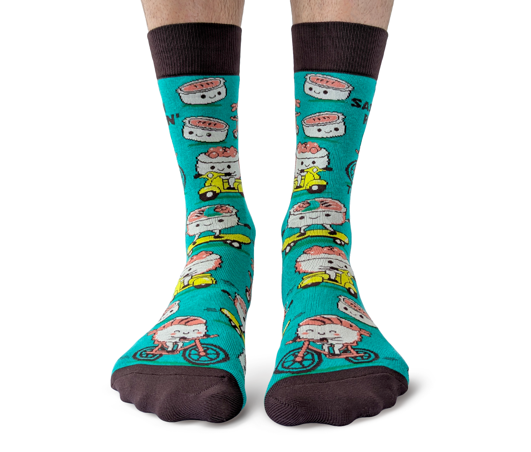 Uptown Sox - Wholesale Socks – Men's - Sashimi Rollin' Socks - M/L (Men)1