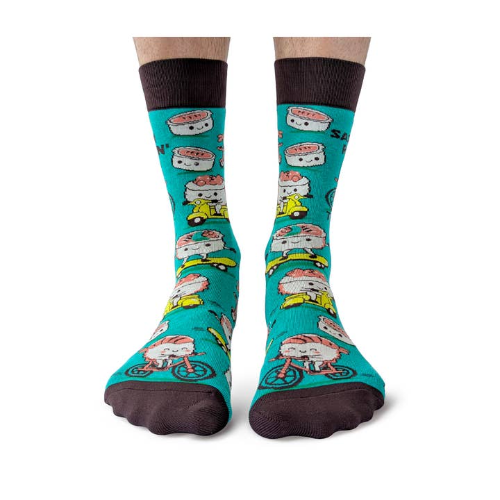 Uptown Sox - Wholesale Socks – Men's - Sashimi Rollin' Socks - M/L (Men)1