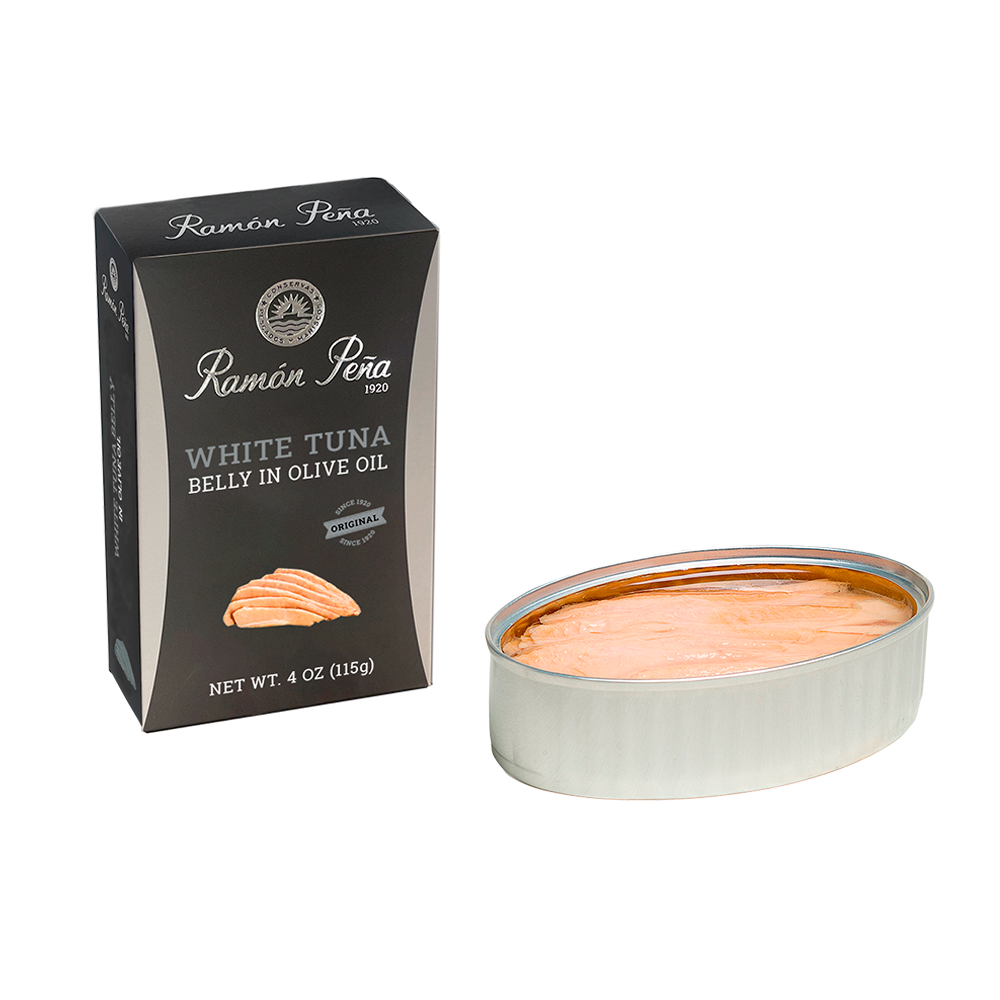 Ramón Peña - Wholesale Tinned Fish - White Tuna Belly Ventresca  In Olive Oil OL1200