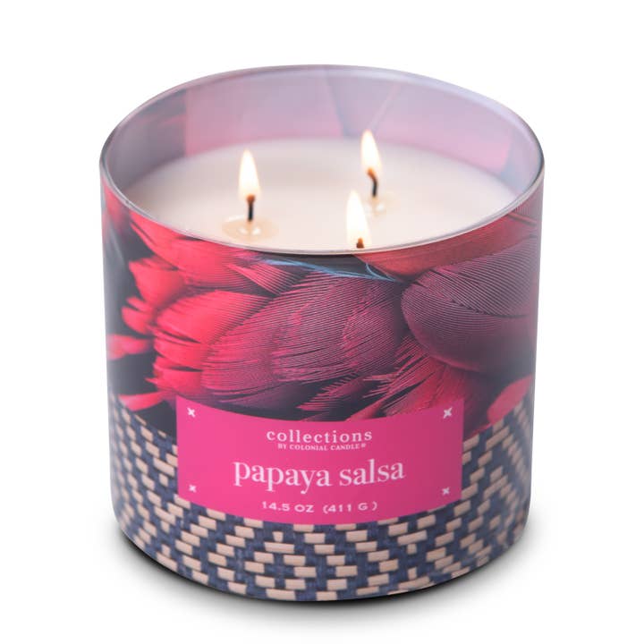 MVP Group International INC - Wholesale Jar/Filled Candle - 14.5 oz Cbcc Tropic Papaya Salsa2