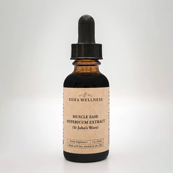Keha Wellness – wholesale Tincture – Muscle Ease - St Johns Wort Tincture - Herbal Extract