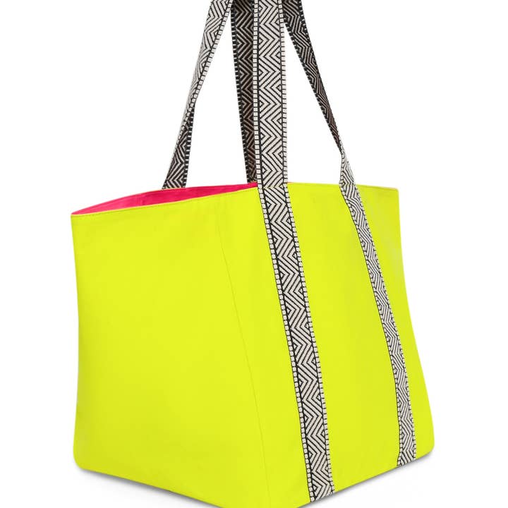 Cockatoo - Wholesale Beach Bag - YELLOW BEACH BAG