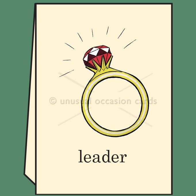 Ringleader pour la vente par Unusual Occasion Cards