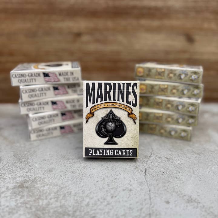 “Marines” – Premium Casino-Grade Patriotic Playing Cards | Standard Size and other Purchase Wholesale work uniform. Free Returns & Net 60 Terms on Faire trending on Faire.