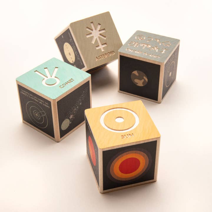Uncle Goose - Wholesale Blocks - Kids Baby - Uncle Goose Solar System Blocks