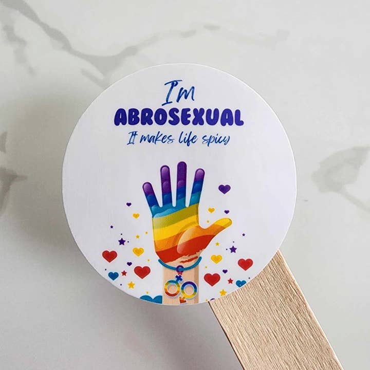 I'm Abrosexual Vinyl Sticker Decal for wholesale by Jane Unbound