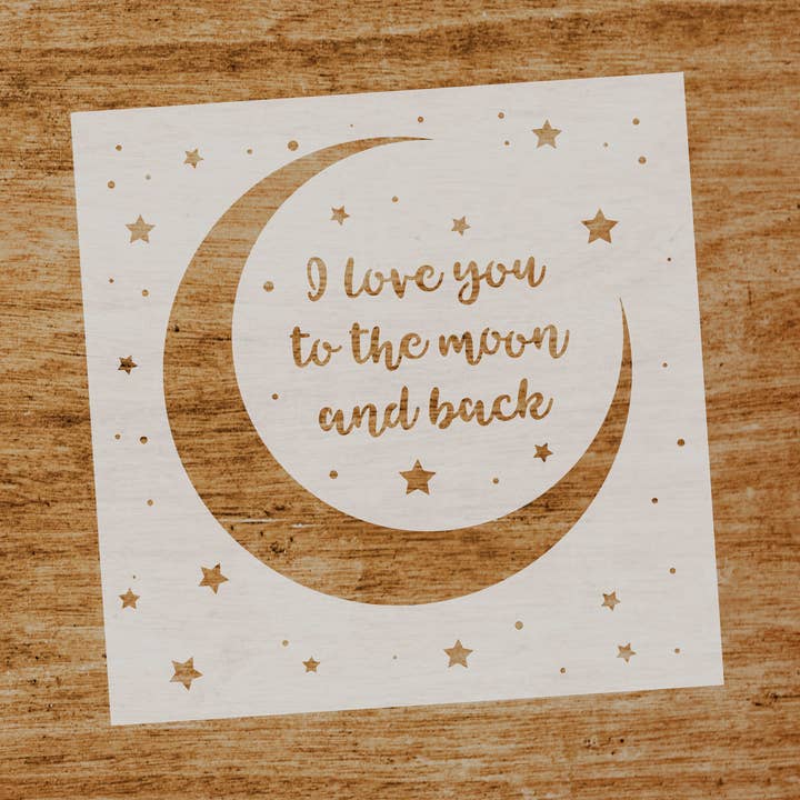 Jeg elsker dig Stencil for engroshandel hos Evyre Scrapbooking