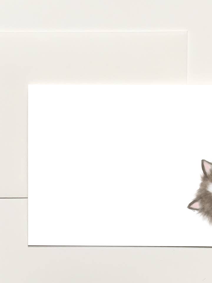 Cartões Planos de Gato Espreitando por atacado de k.Patricia Designs