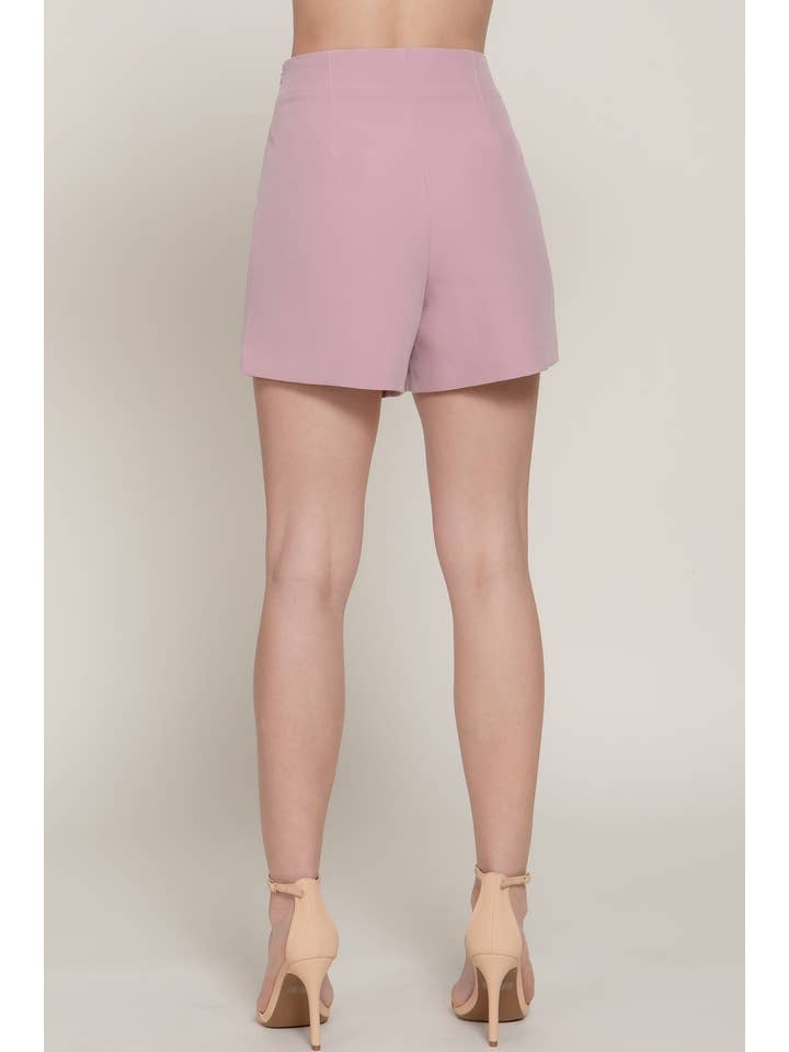 Active Basic | Active USA – wholesale Shorts – Dam – Shorts med hög midja Pinktuck12