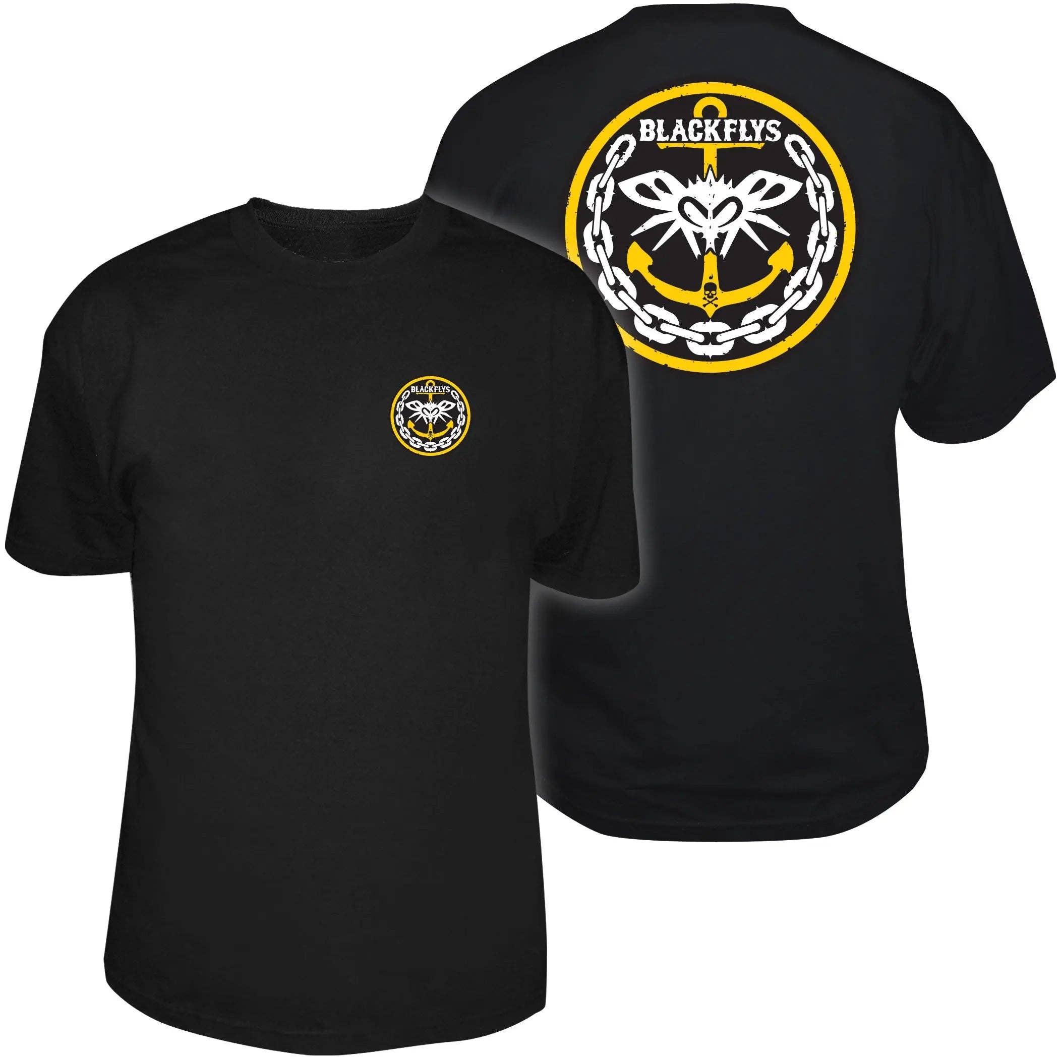 Black Flys Eyewear - Wholesale T-shirt met print - Heren - Kapitein Fly Tee4