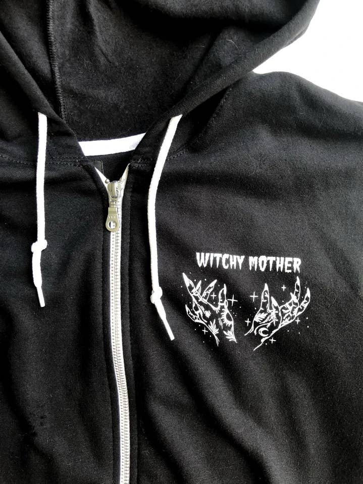 Witchy Mother - Moletom com zíper por atacado de Free the Mother LLC