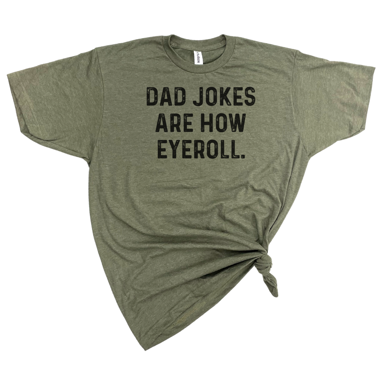 dkhandmade - Wholesale Screen Printed T-Shirt - Men's - DAD JOKES ARE HOW EYE ROLL TSHIRT1