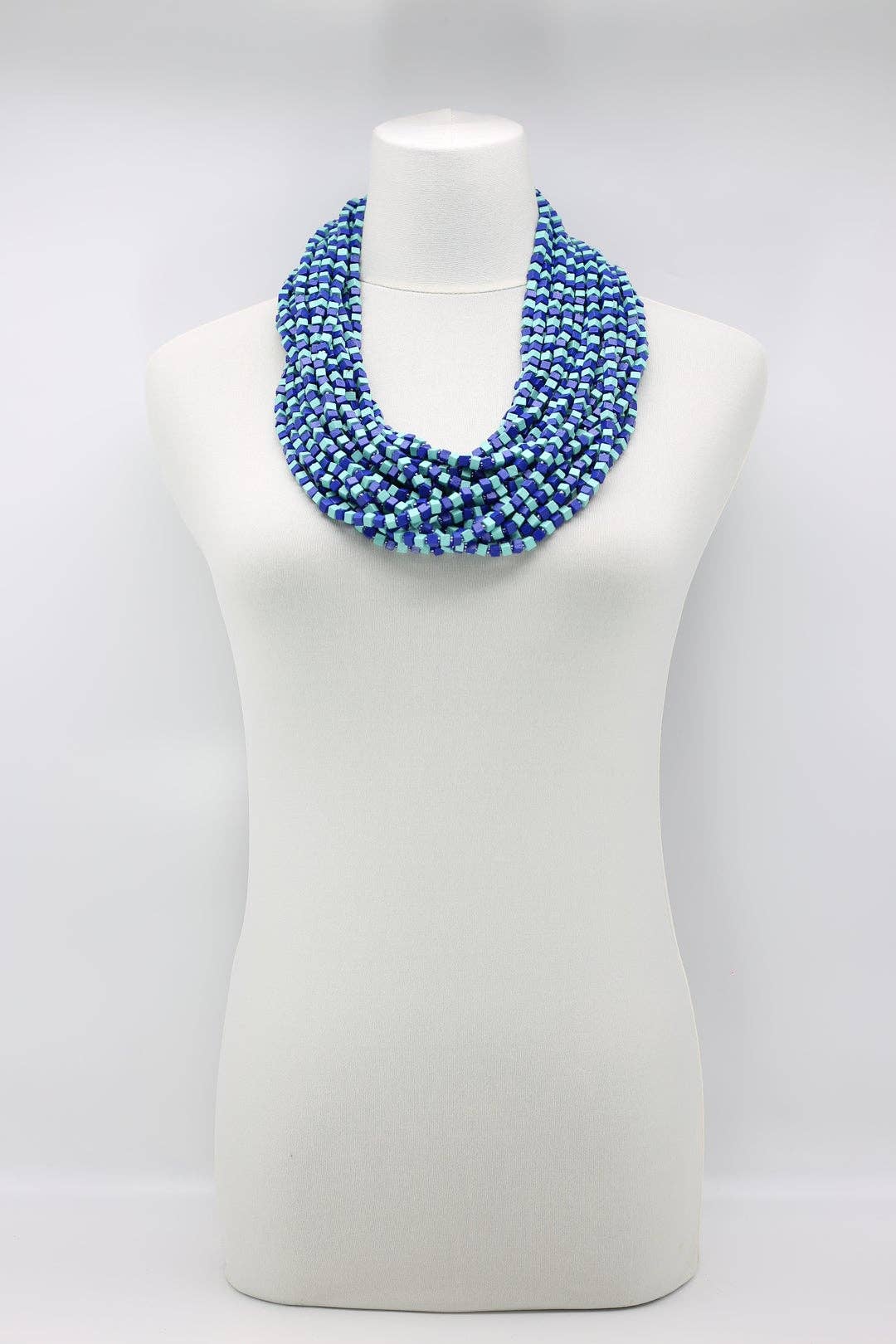 Jianhui London – Engroshandel Perlehalskæde – Den næste Pashmina halskæde Træperler - Mosaic Art57