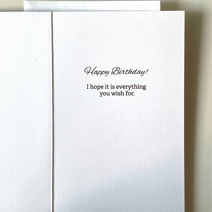 Jacs Studio Toronto - Wholesale Birthday Card - Bruce was frustrated that his wish did not go as planned HB1