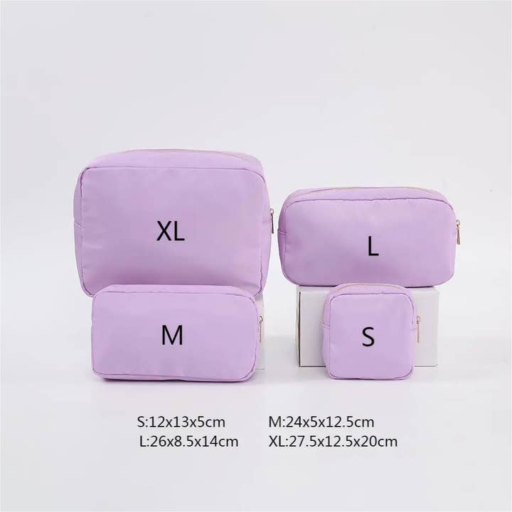 Island Gift House - Wholesale Pouch - Women's - Starter Pack 10 x Nylon Pouches Mixed Colours XL Extra Large3