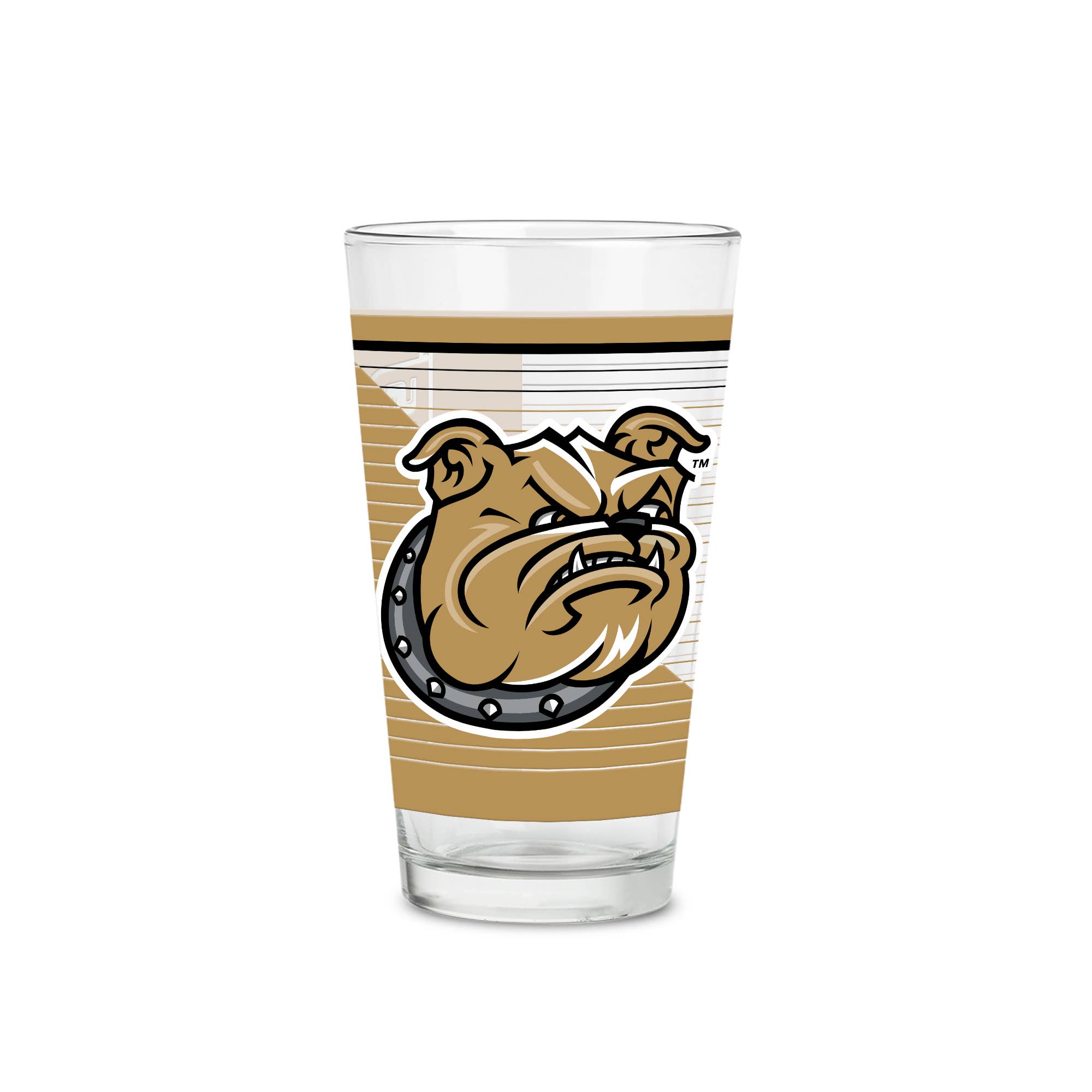 Rico Industries - Wholesale Beer Glass/Mug - NCAA  Bryant Bulldogs  16 oz Pint Glass0