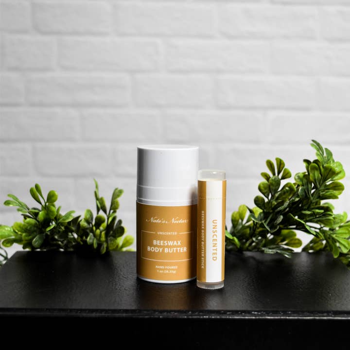 Nate's Nectar - Wholesale Body Balm/Butter - Unscented Beeswax Body Butter