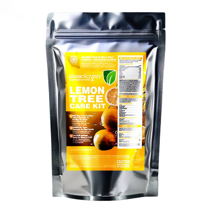 Lemon Tree Fertilizer Kit: 3-in-1 Large & In-Ground Lemon Tree for wholesale by GrowScripts