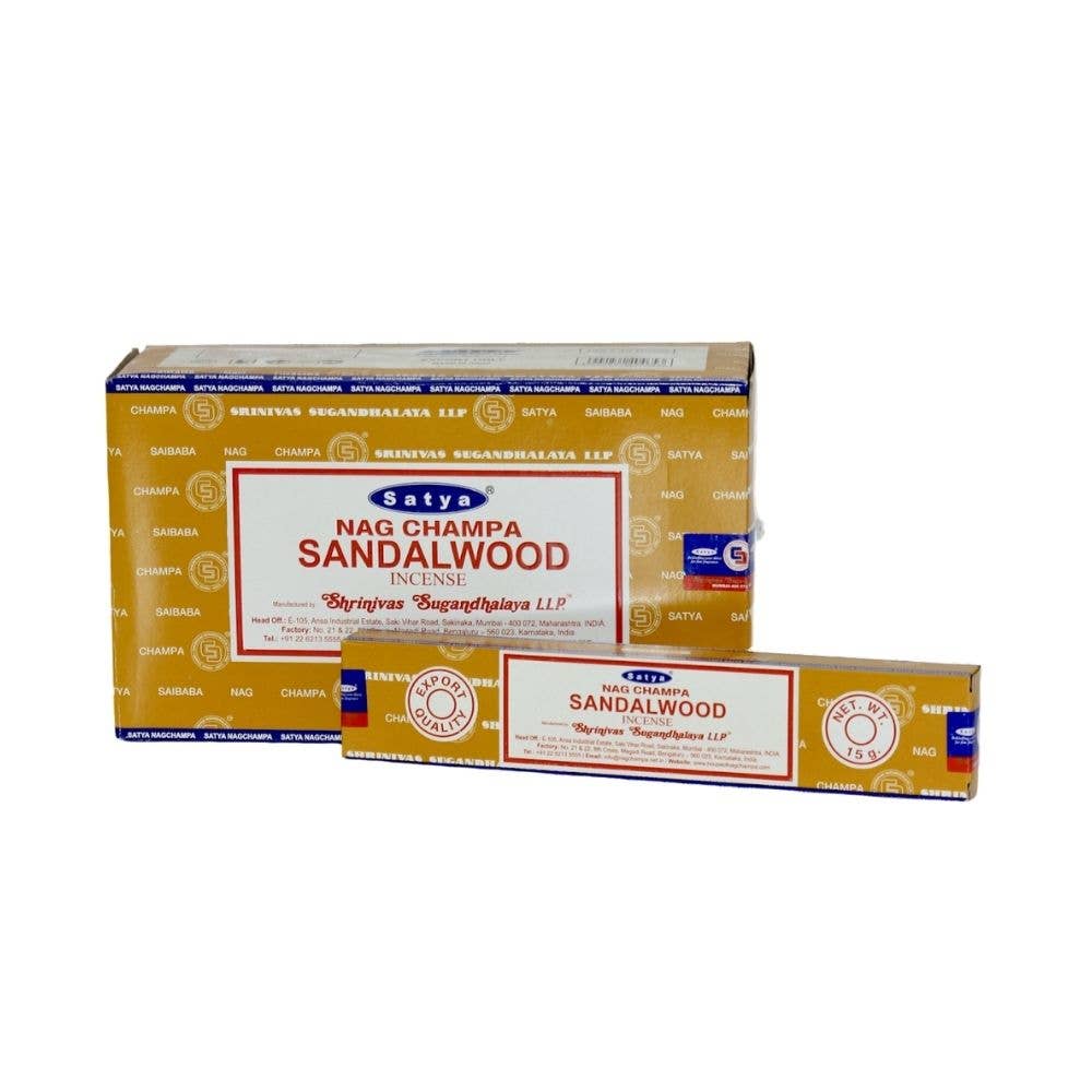 Earths Elements Wholesale - Wholesale Incense - Satya Incense - Sandalwood1