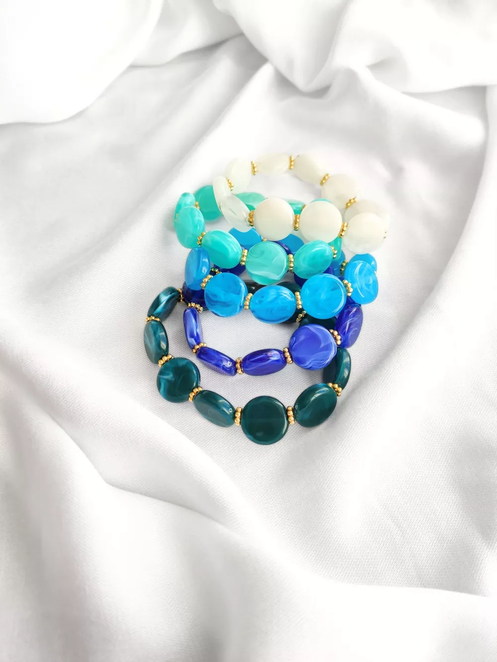 L'Atelier d'Artémis - Vente Bracelet de perles - Bracelet élastique ROMY24