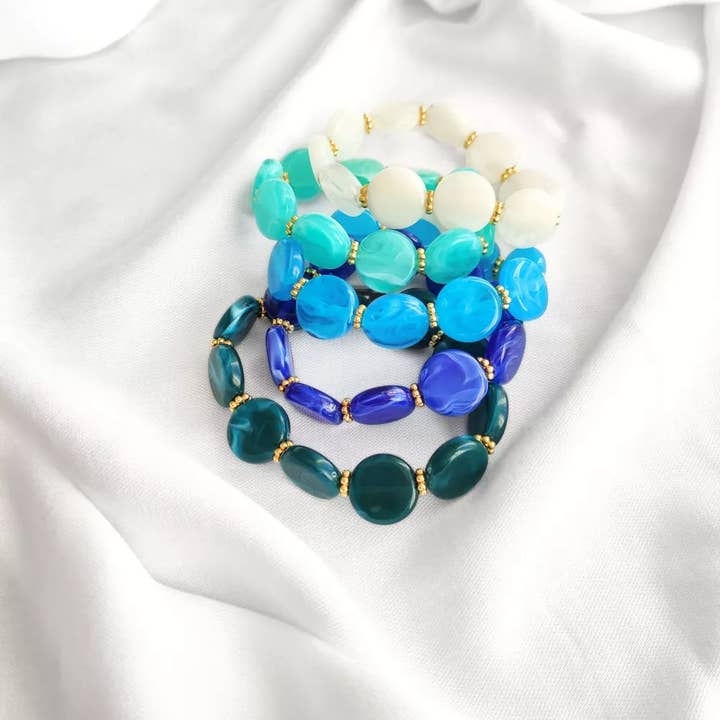 L'Atelier d'Artémis - Wholesale Beaded Bracelet - ROMY elastic bracelet6