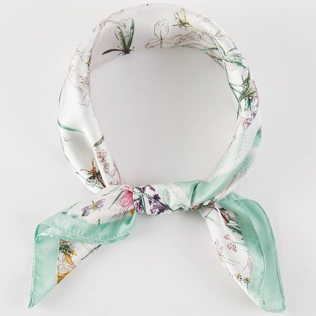 3AM BY H&D ACCESSORIES - Wholesale Bandana - Women's -  Flower Print Bandana.1