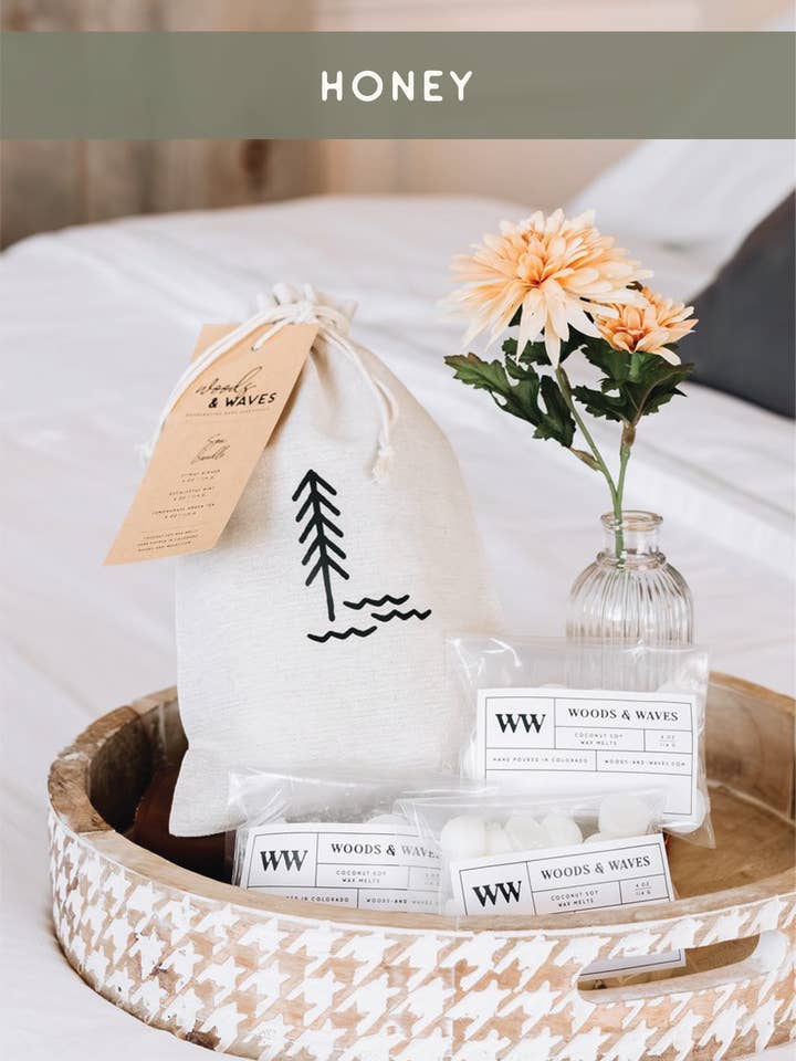 Honey Wax Melt Bundle for wholesale by Woods & Waves Home Essentials