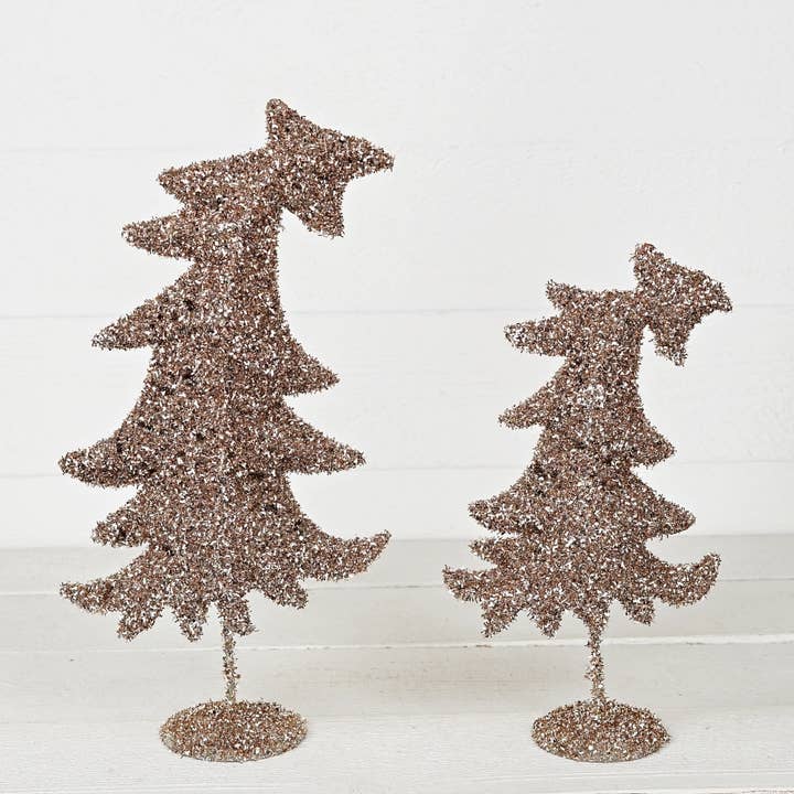 Holiday Depot Inc. - Wholesale Christmas Decoration - M32725-Grinch Fairy Tree in glittered tinsel-CHAMP (13in)