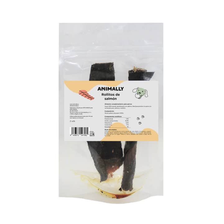 ANIMALLY - Taking care of your pet's health - - Wholesale Pet treats – Dog - Salmon rolls 2 pieces