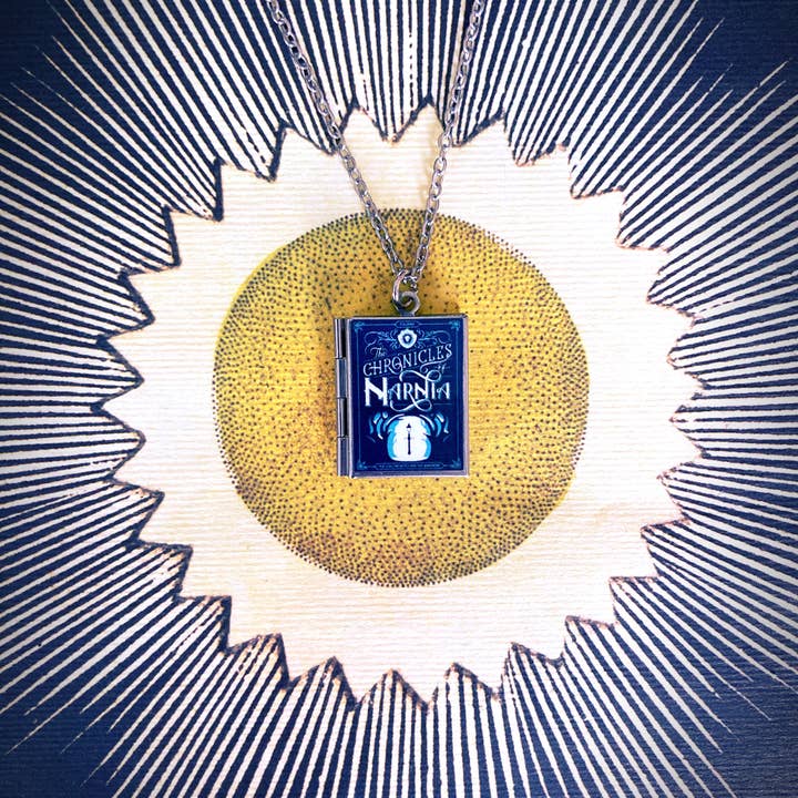 Marshall and Rose - Wholesale Locket Necklace - Book Locket Chronicles of Narnia - Lamp Post 2
