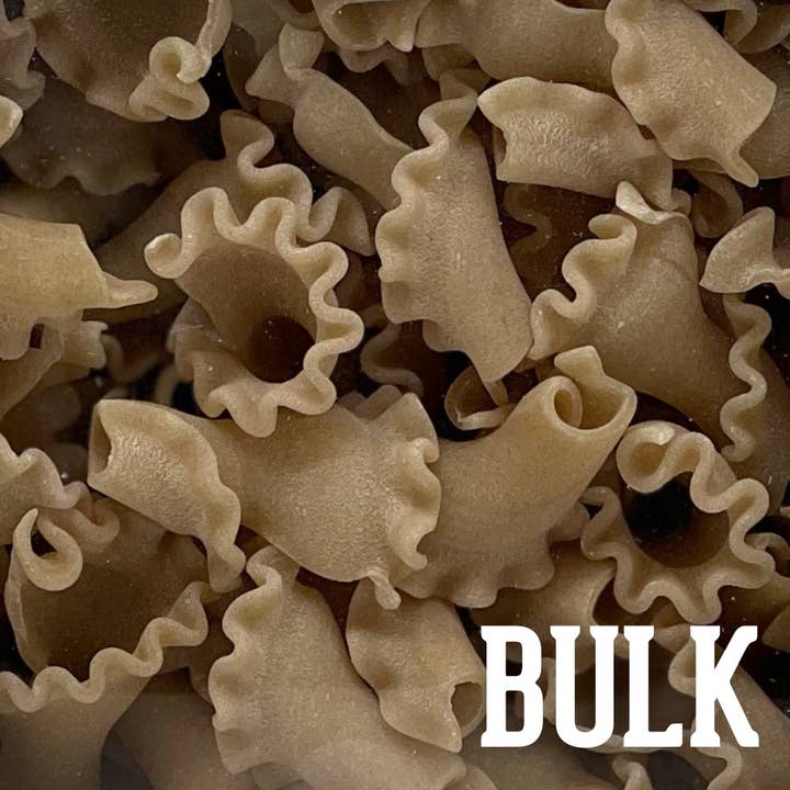 Whole-Grain Trumpets, BULK 10 lb case, Organic Pasta for wholesale by Sfoglini