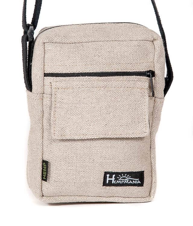 Hempmania - Wholesale Crossbody Bag - Unisex - PUR146-H Hemp Mini Field Bag1