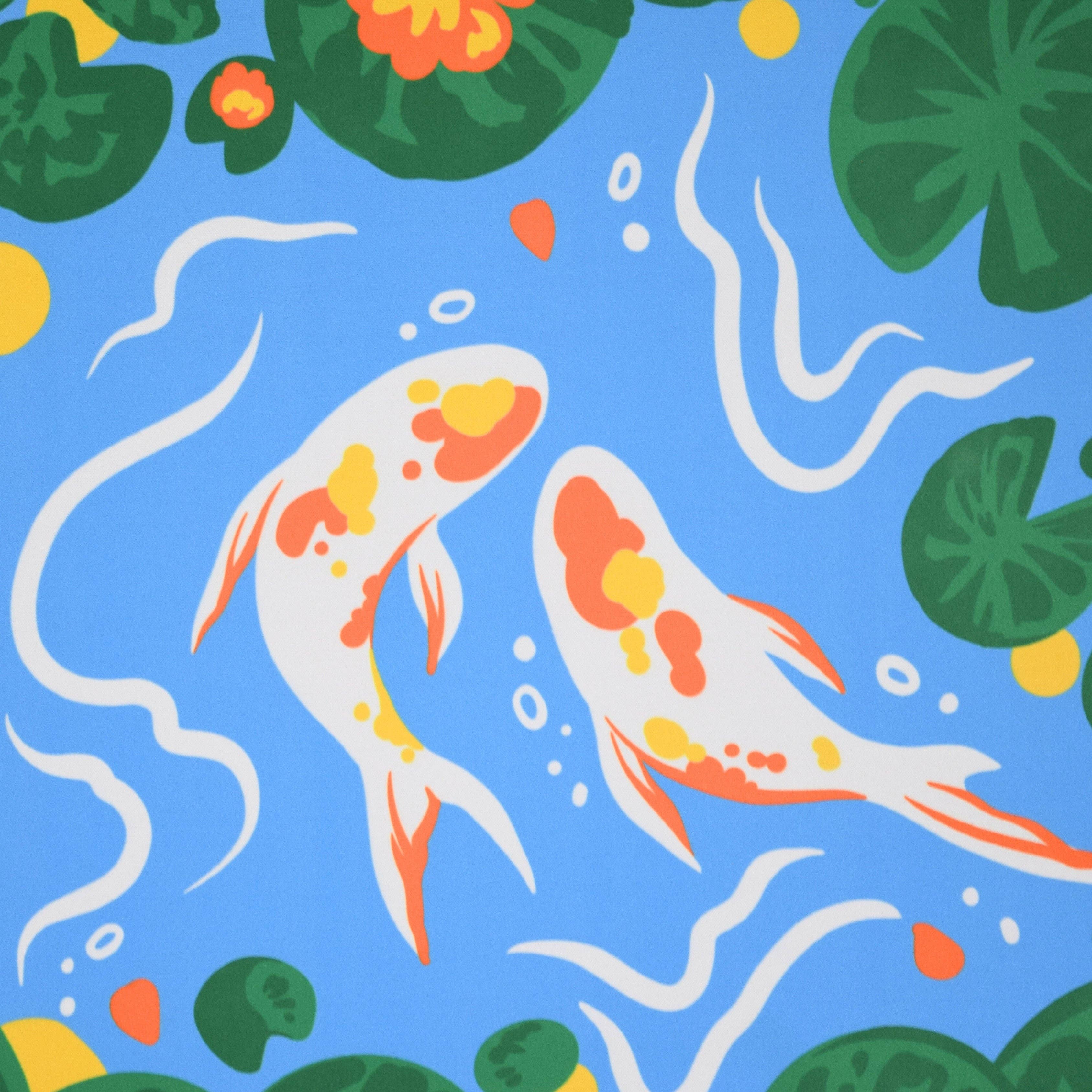 Steady Hands - Wholesale Desk Pad - Koi Fish Desk Mat1
