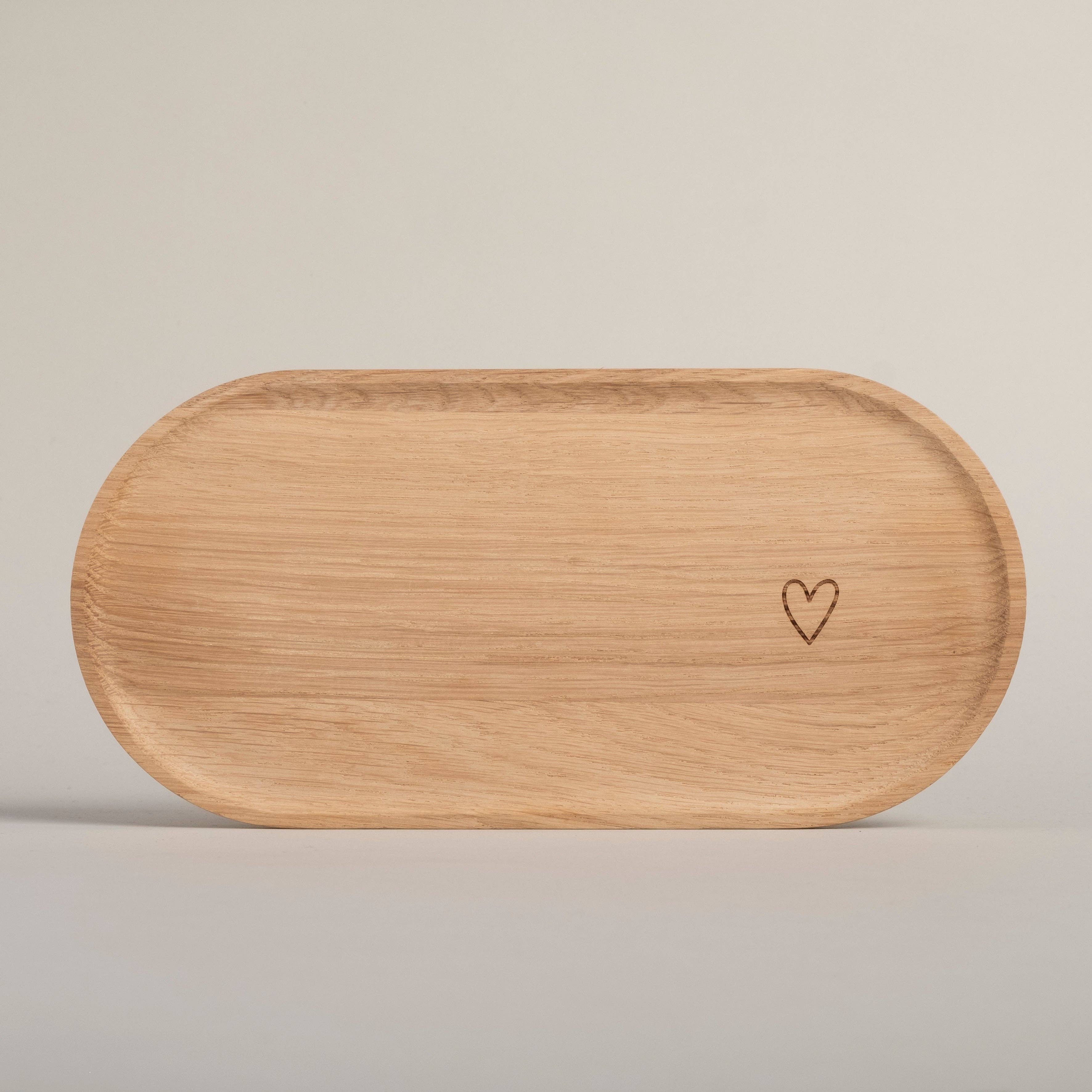 Eulenschnitt - Wholesale Serving Tray - Oak Heart Tray (PU = 3 pcs)4