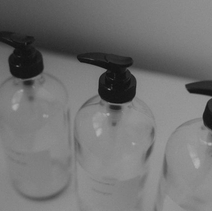 GLASS DISPENSERS 16OZ for wholesale by Ironwood Candle Co.