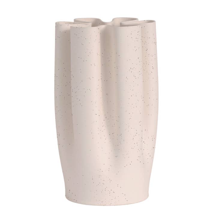 HOPE Vase Groß Creme Sprenkel 32cm für den Großhandel von One Six Eight London by PS Home and Living