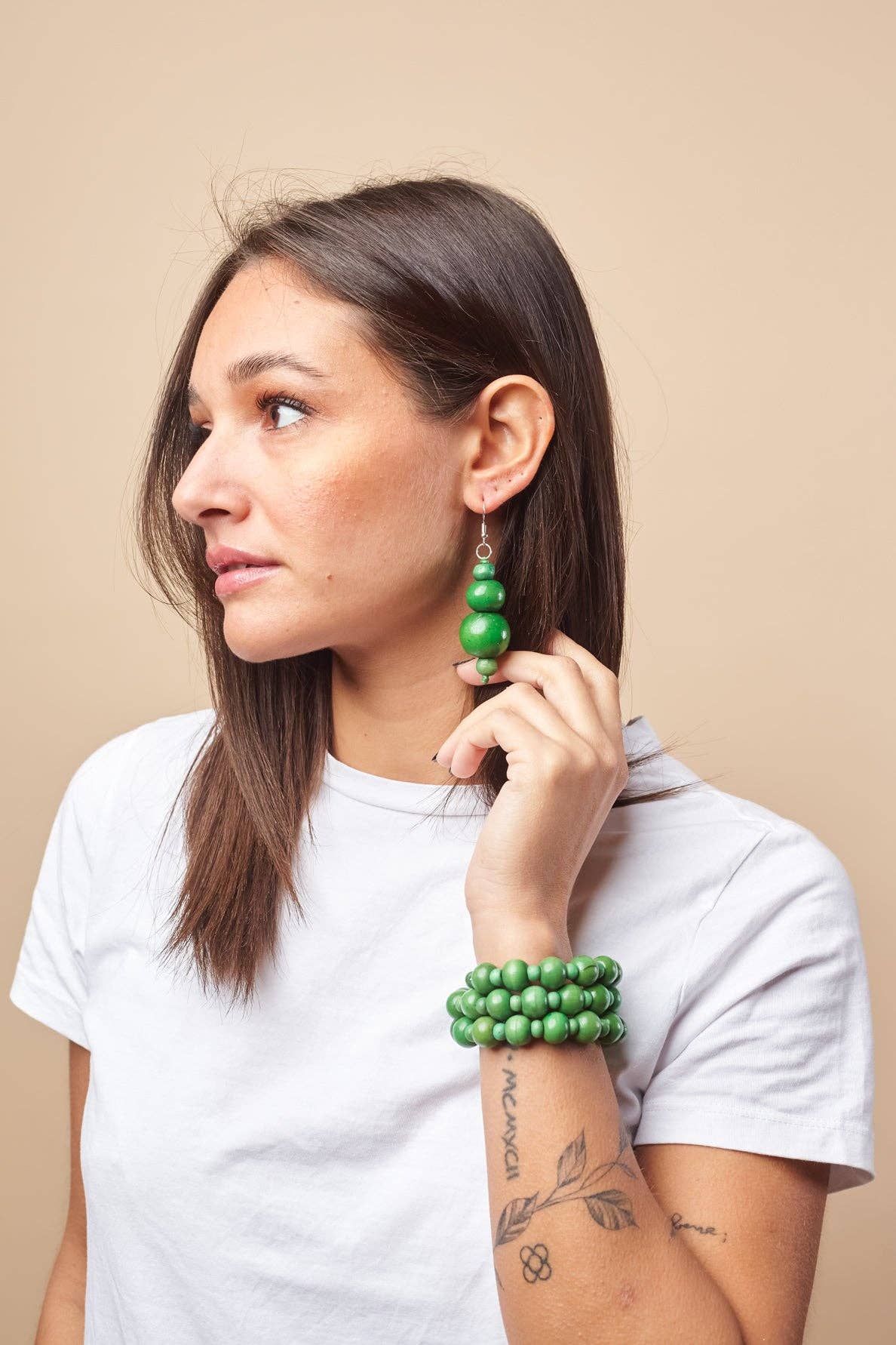 Bijondo - Vente Boucles d'oreilles pendantes - Boucles d'oreilles en bois Bonnie1