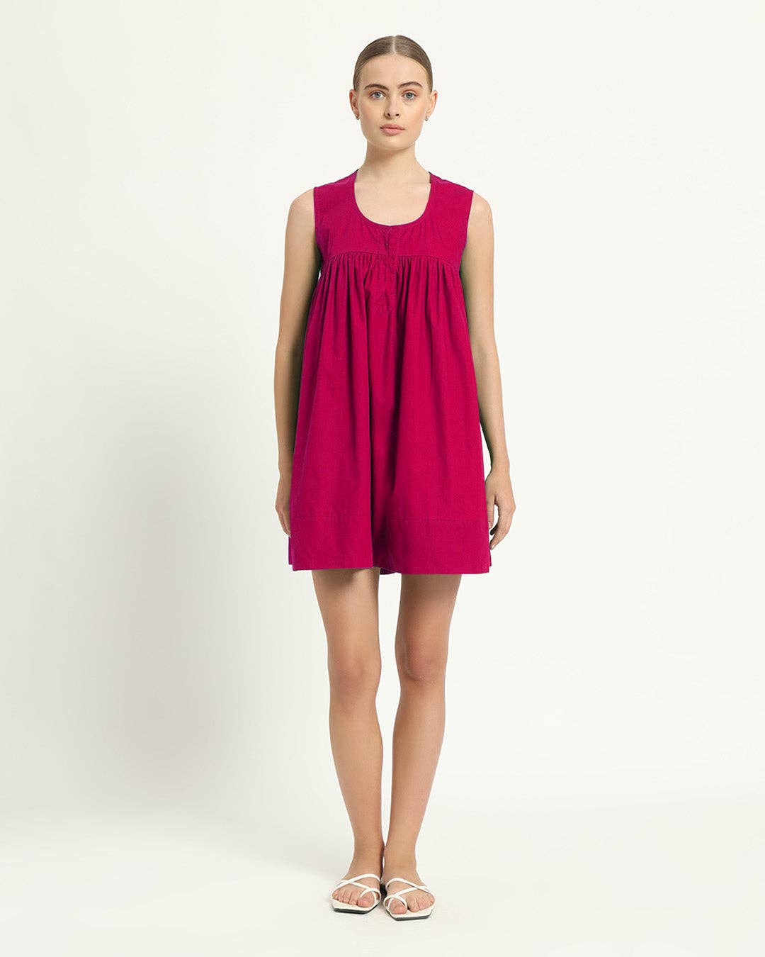 Thevasa - Wholesale Dress - Women's - The Jois Berry Cotton Dress0