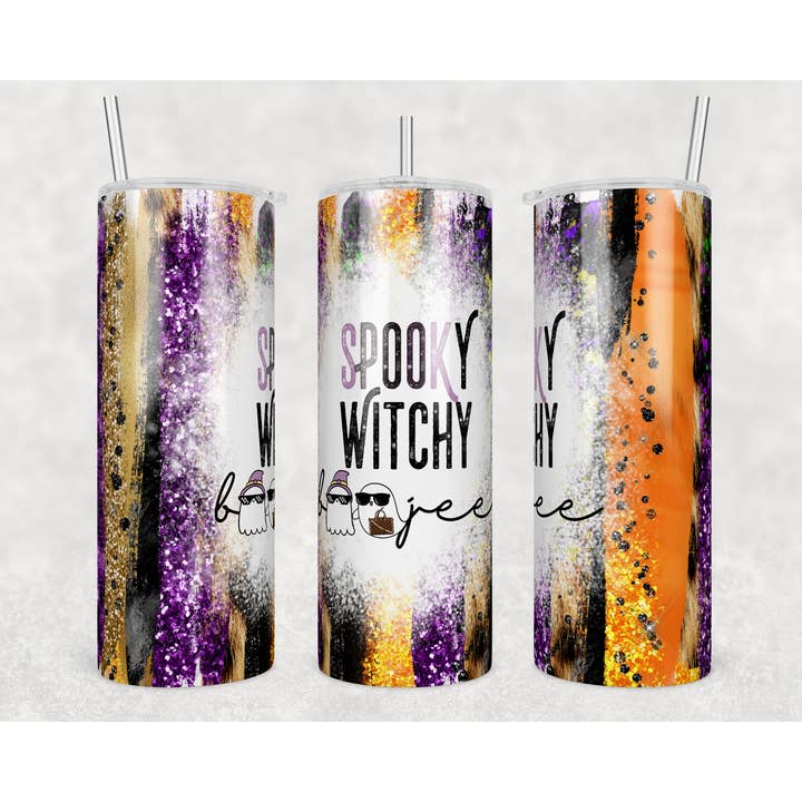 Halloween "Spooky Witchy Boojee" Tumbler for wholesale by FloBama Girls Wholesale