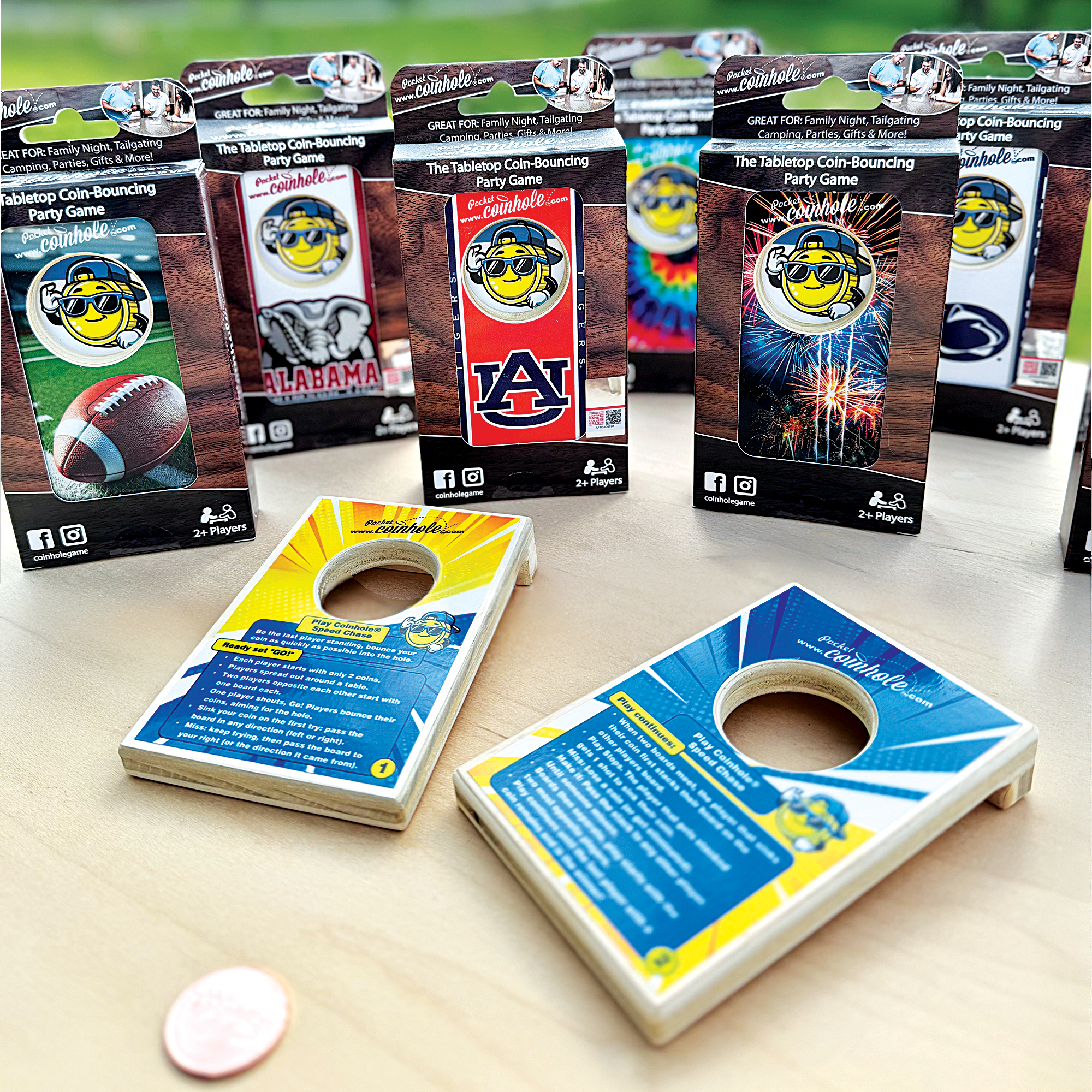 Coinhole - Wholesale Board Game - Cow Spots POCKET Coinhole®4